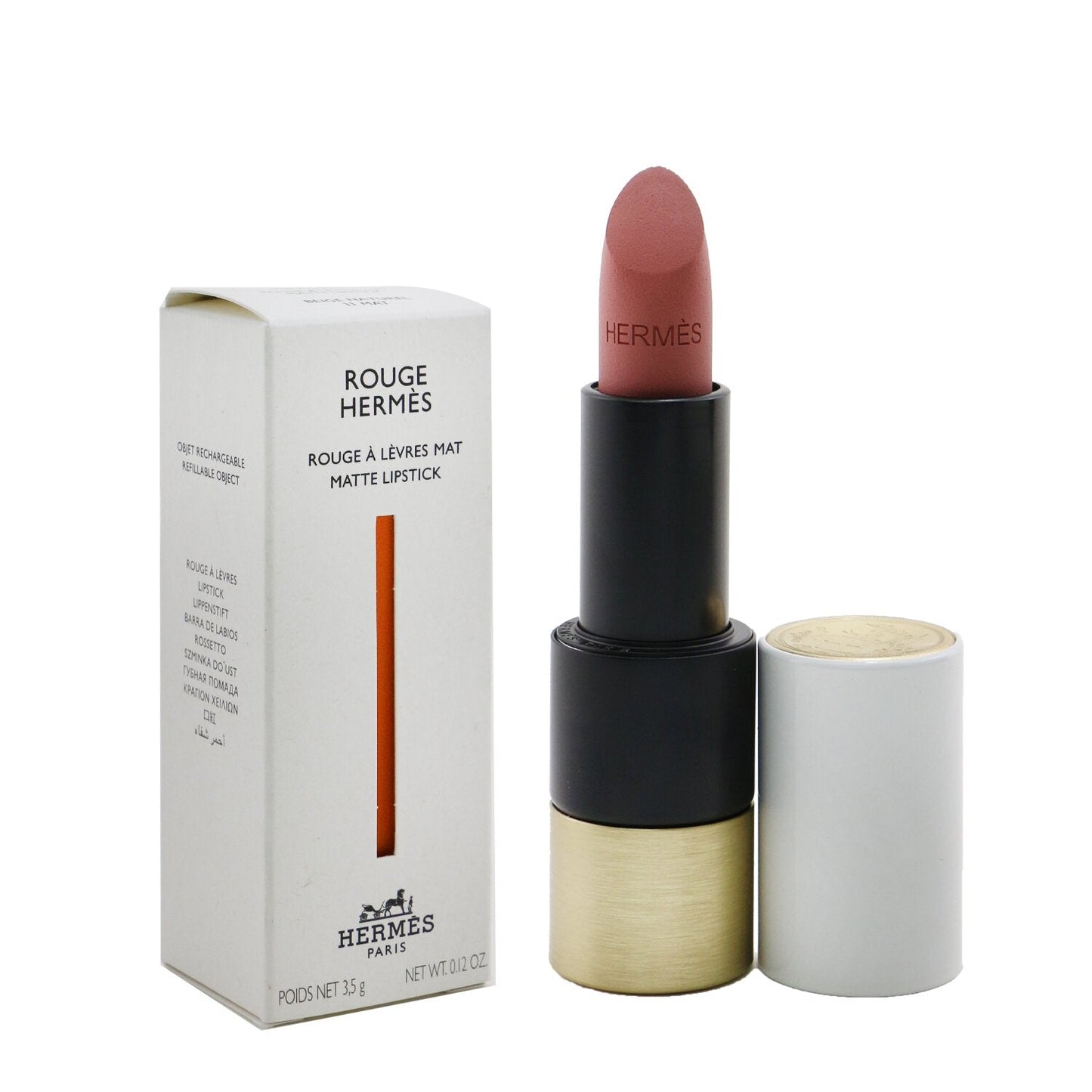 Hermes Rouge Hermes Matte Lipstick - # 48 Rose Boise (Mat)  3.5g/0.12oz