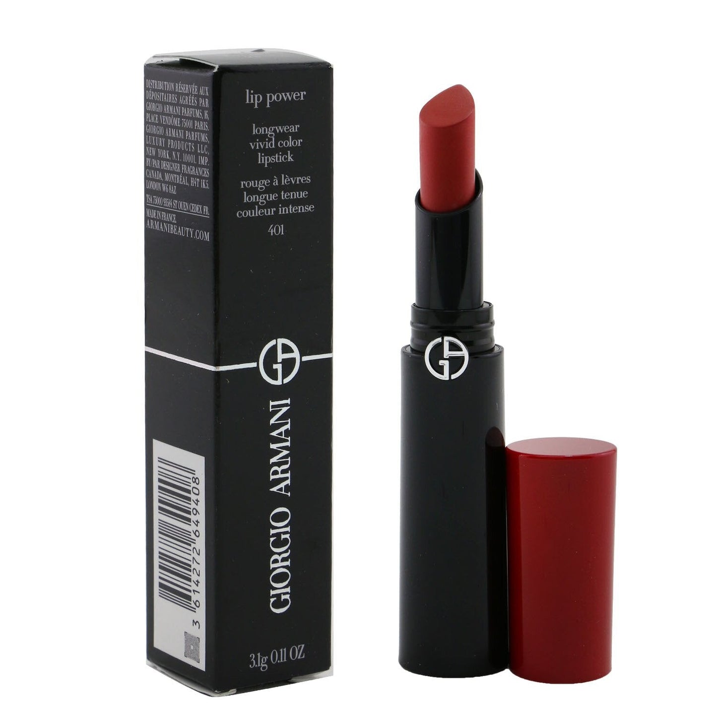 Giorgio Armani Lip Power Longwear Vivid Color Lipstick - # 405 Sultan  3.1g/0.11oz