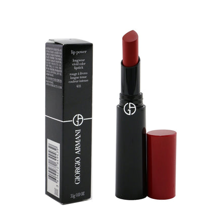 Giorgio Armani Lip Power Longwear Vivid Color Lipstick - # 501 Affectionate  3.1g/0.11oz