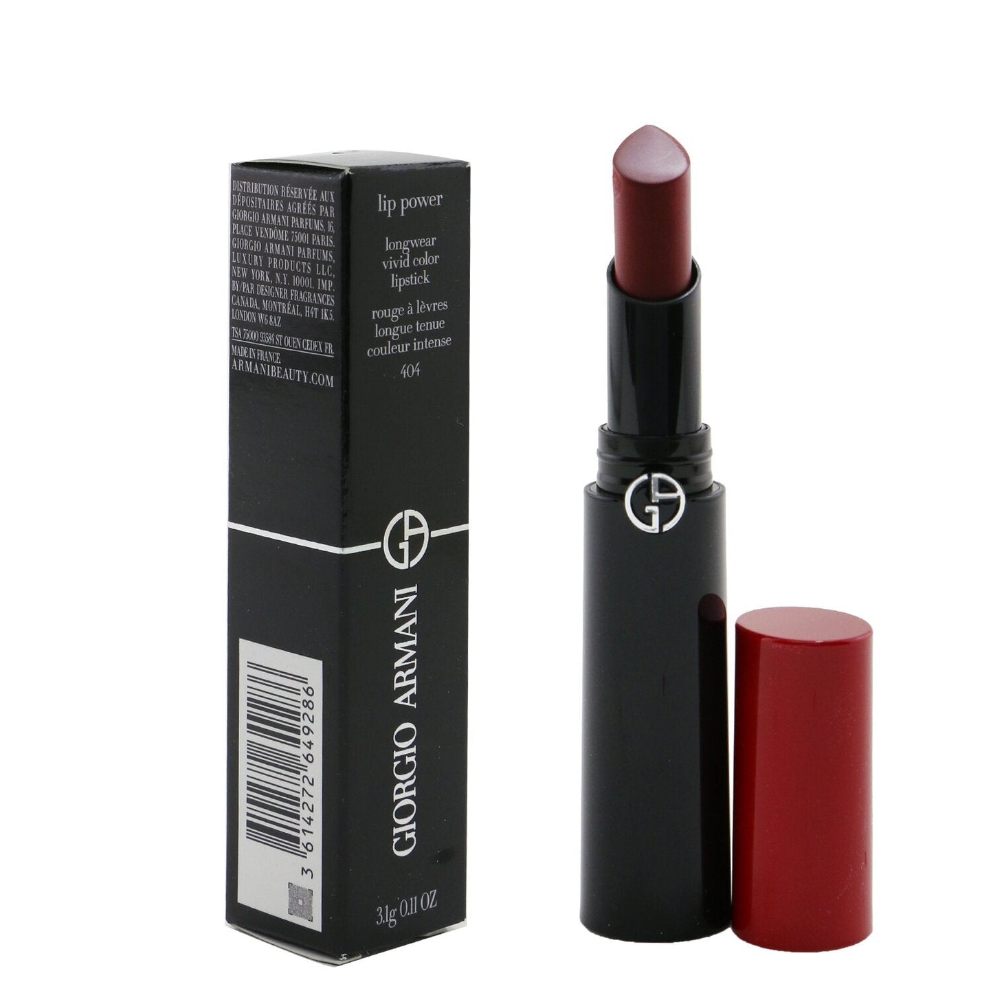 Giorgio Armani Lip Power Longwear Vivid Color Lipstick - # 503 Eccentrico  3.1g/0.11oz
