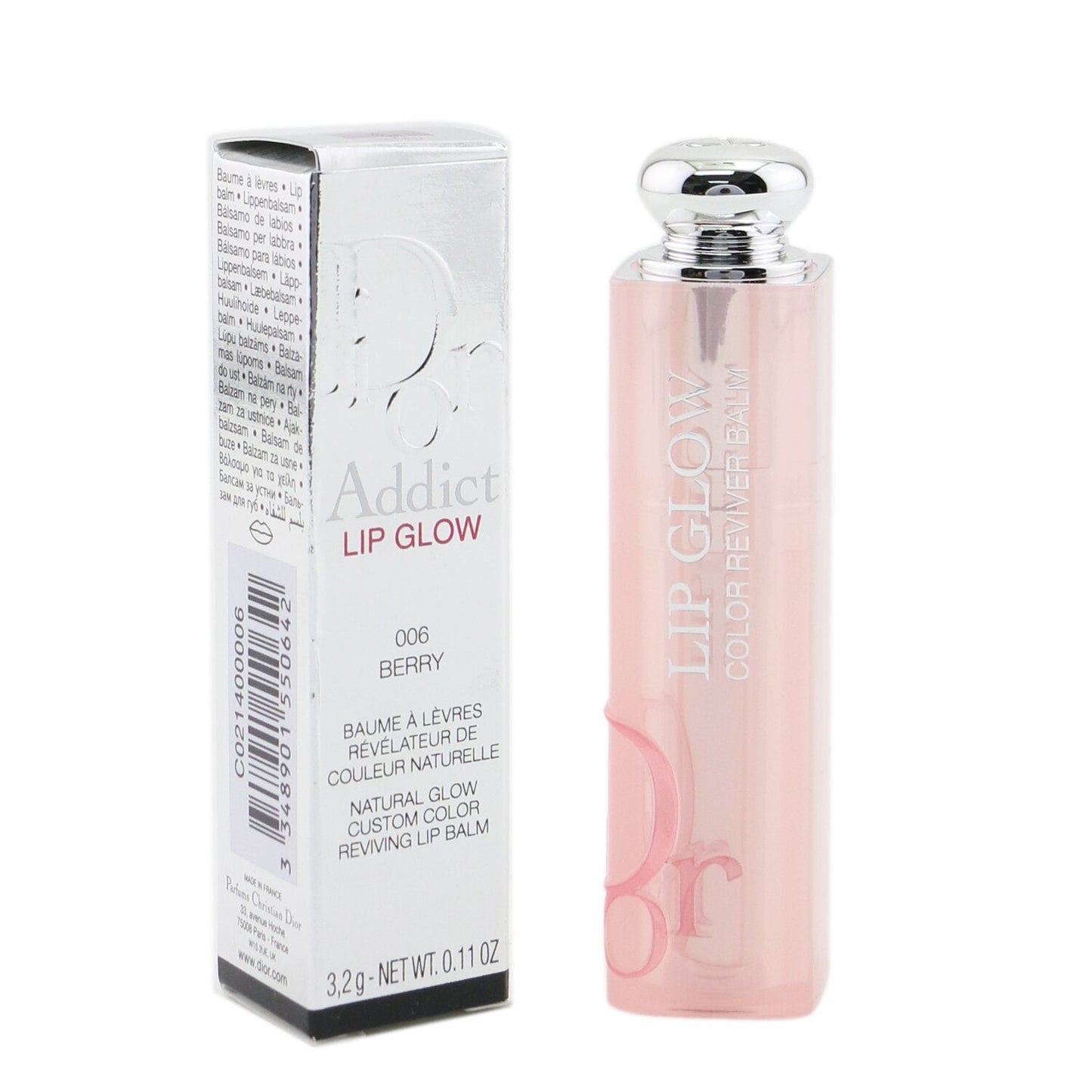 Christian Dior Dior Addict Lip Glow Reviving Lip Balm - #008 Ultra Pink  3.2g/0.11oz