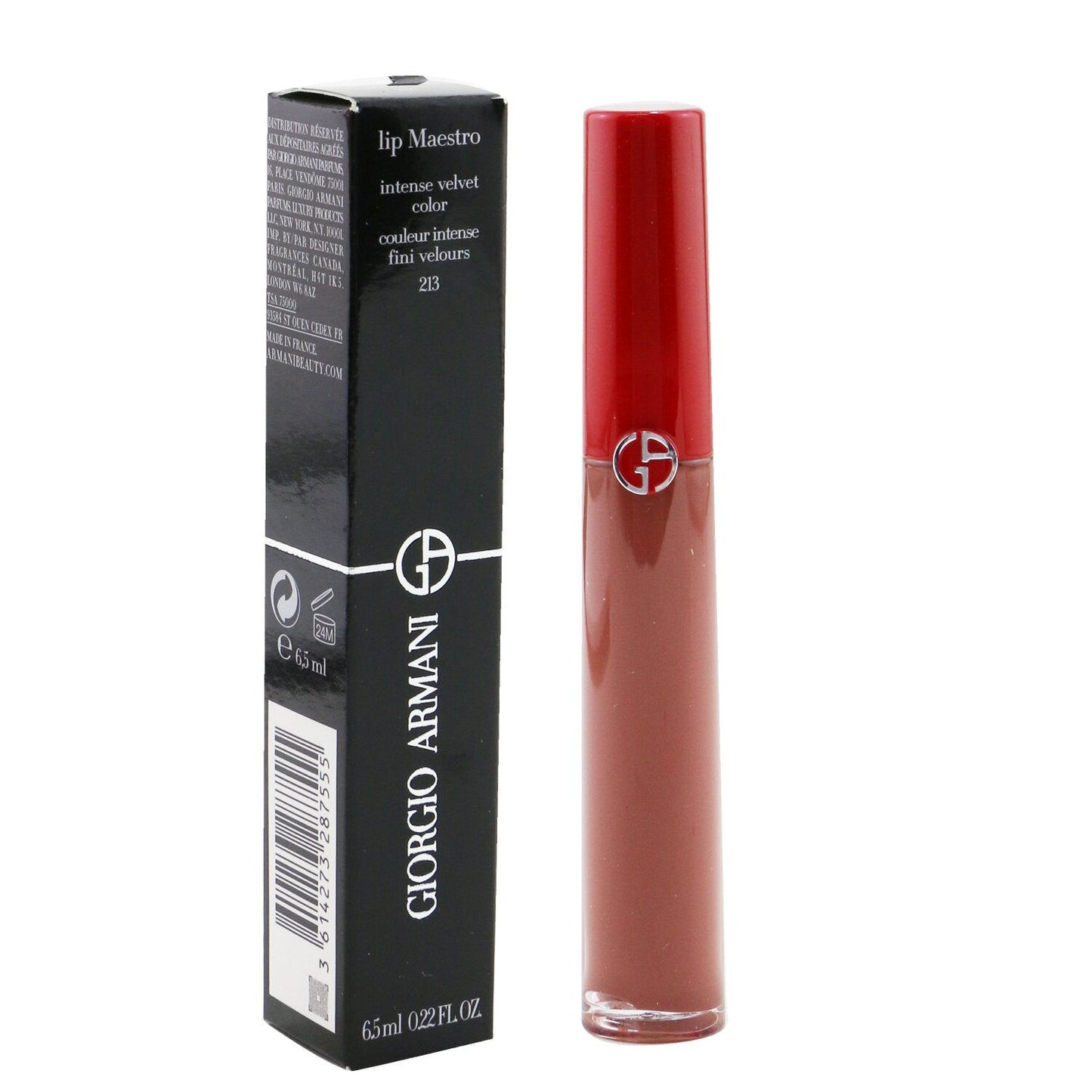 Giorgio Armani Lip Maestro Intense Velvet Color (Liquid Lipstick) - # 402 (Chinese Lacquer) (Unboxed)  6.5ml/0.22oz