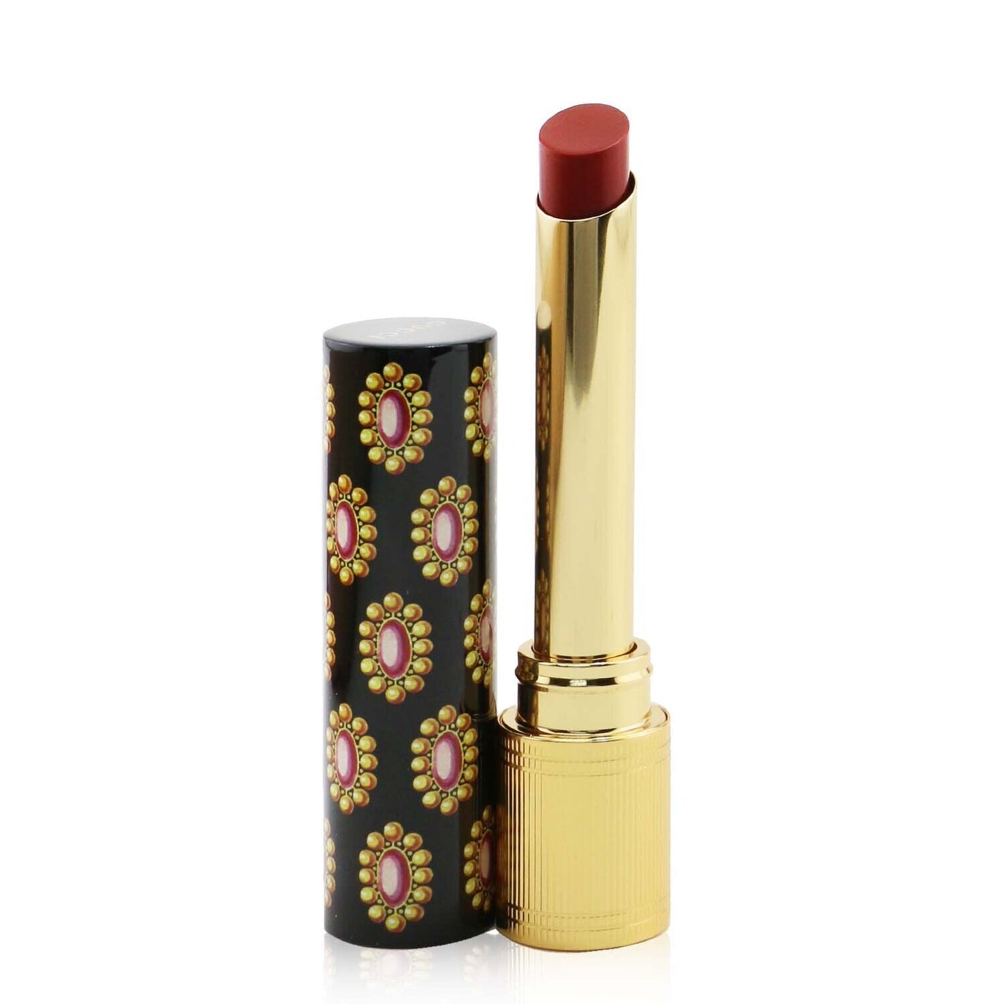 Gucci Rouge De Beaute Brillant Glow & Care Lip Colour - # 411 Emmy Petal  1.8g/0.06oz