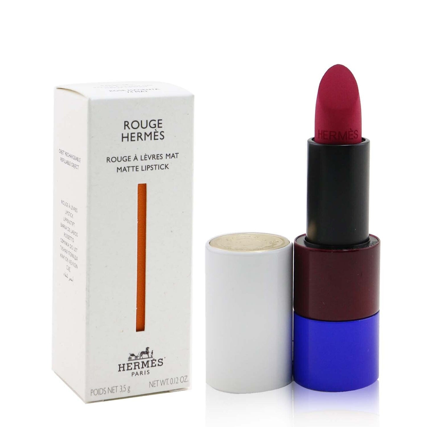 Hermes Rouge Hermes Matte Lipstick - # 68 Rouge Bleu (Mat)  3.5g/0.12oz