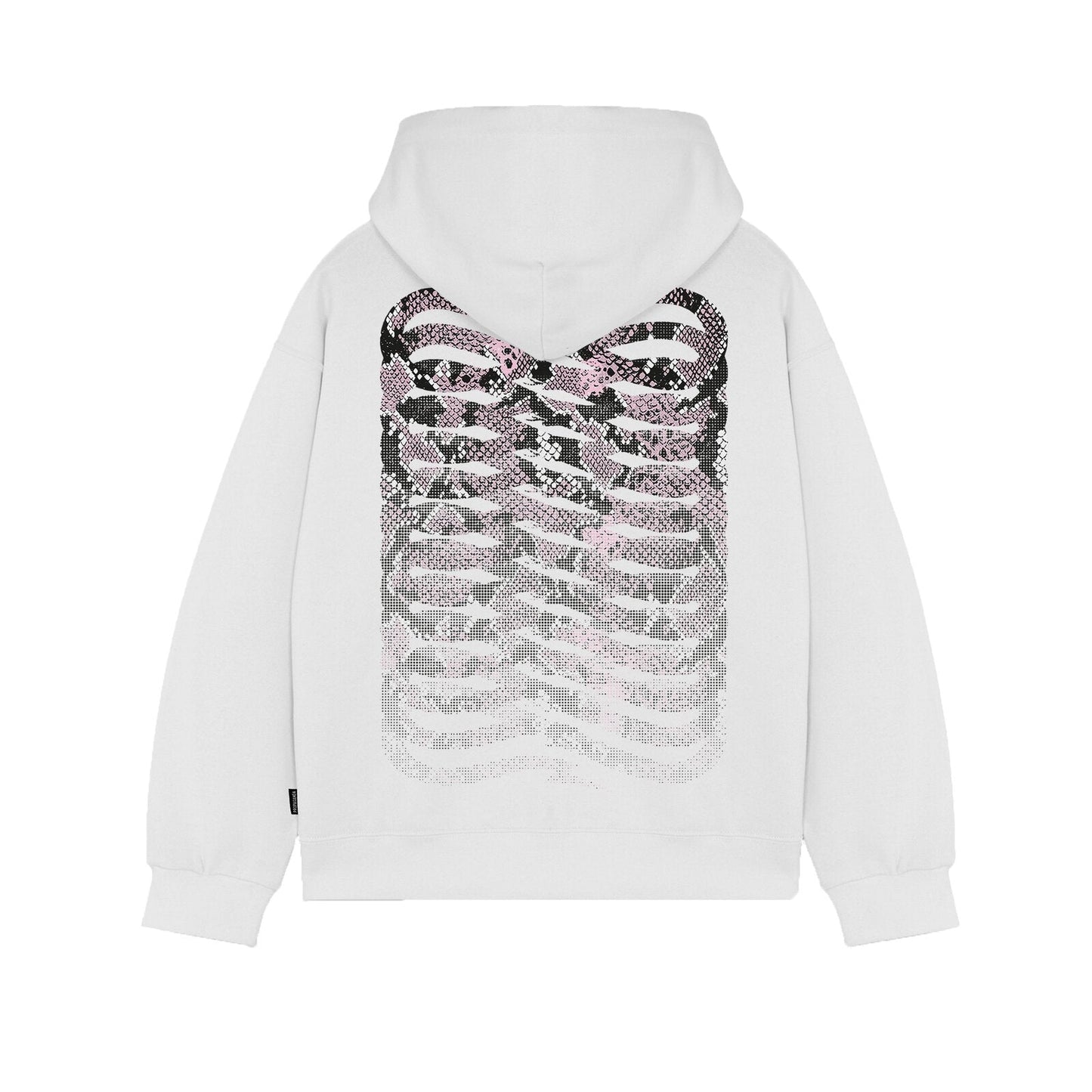 PROPAGANDA Felpa donna Ribs Python Pink  art. 26SSPRFE607 col. WHITE