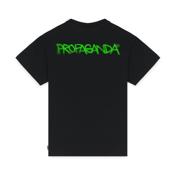 PROPAGANDA T-shirt Logo Spray art. 26SSPRTS632 col. BLACK