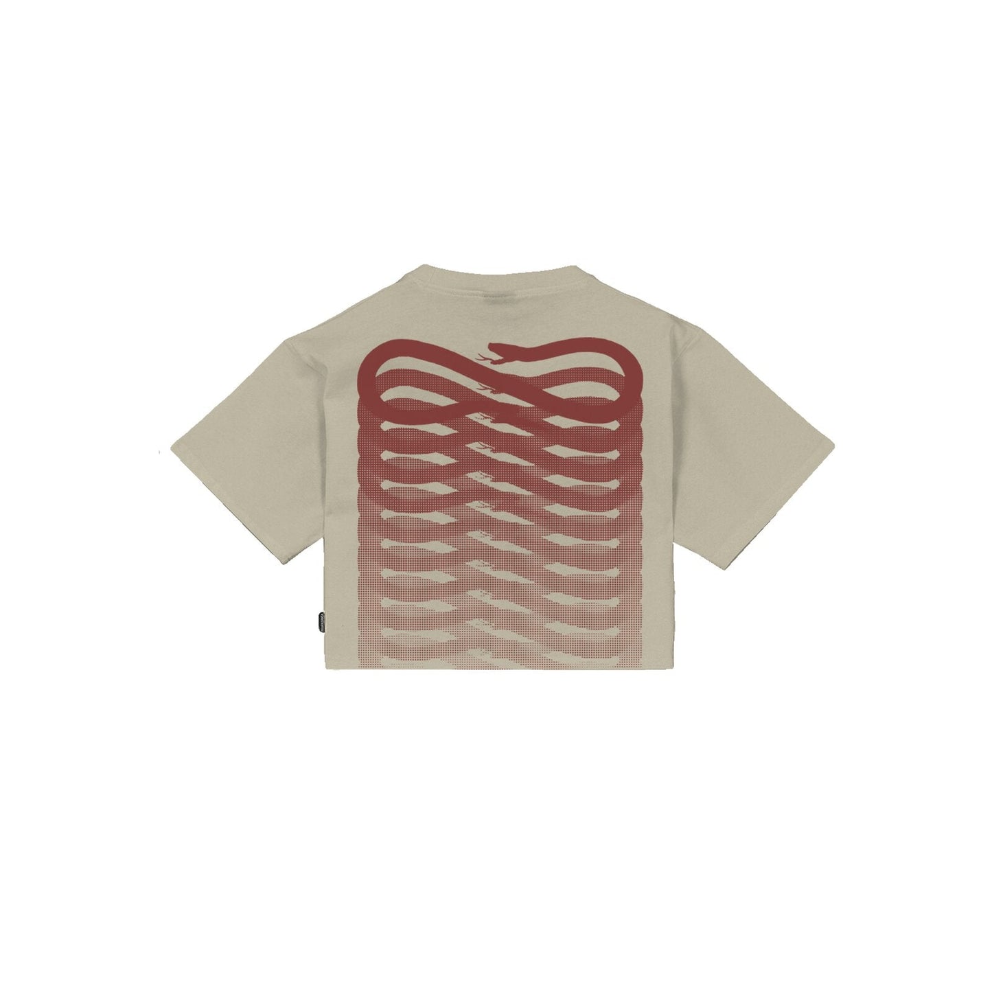 PROPAGANDA Ribs Woman Crop Tee art. 25FWPRTS663 col. Bone