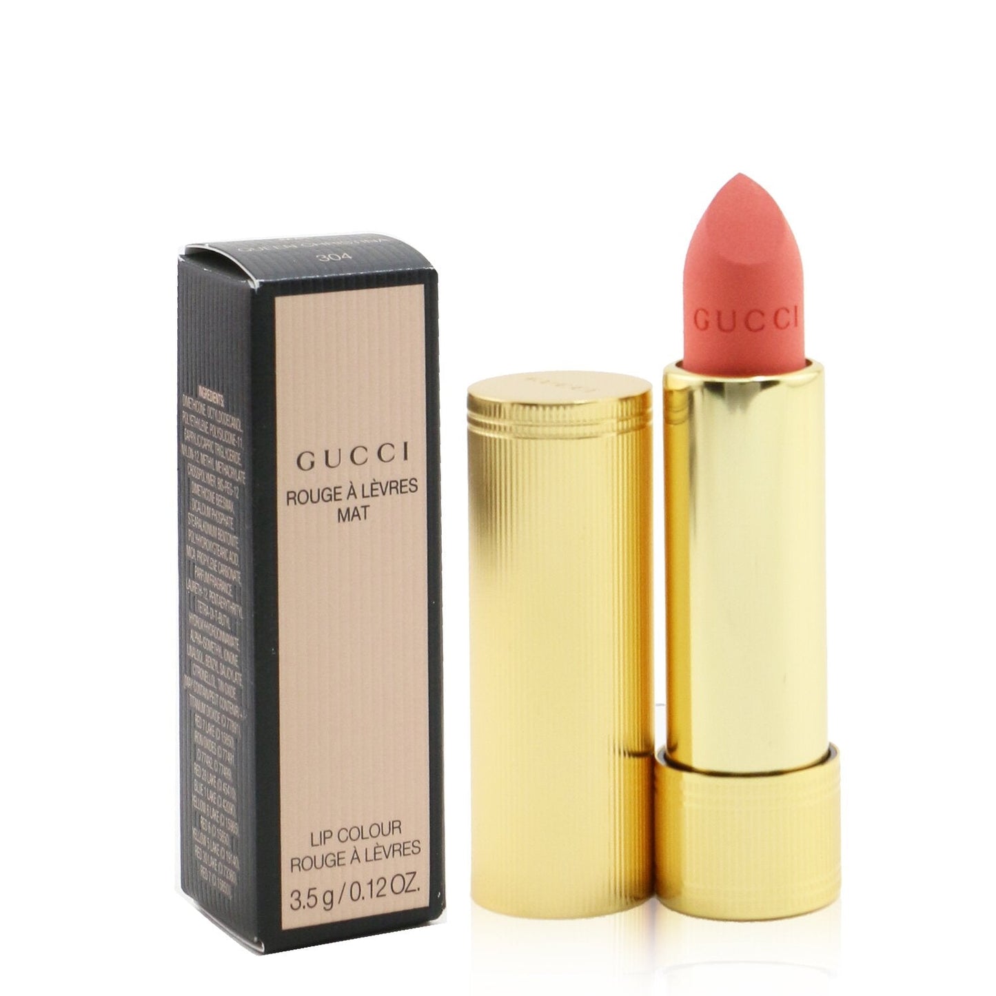 Gucci Rouge A Levres Mat Lip Colour - # 500 Odalie Red  3.5g/0.12oz