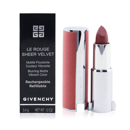 Givenchy Le Rouge Sheer Velvet Matte Refillable Lipstick - # 39 Rouge Grenat  3.4g/0.12oz