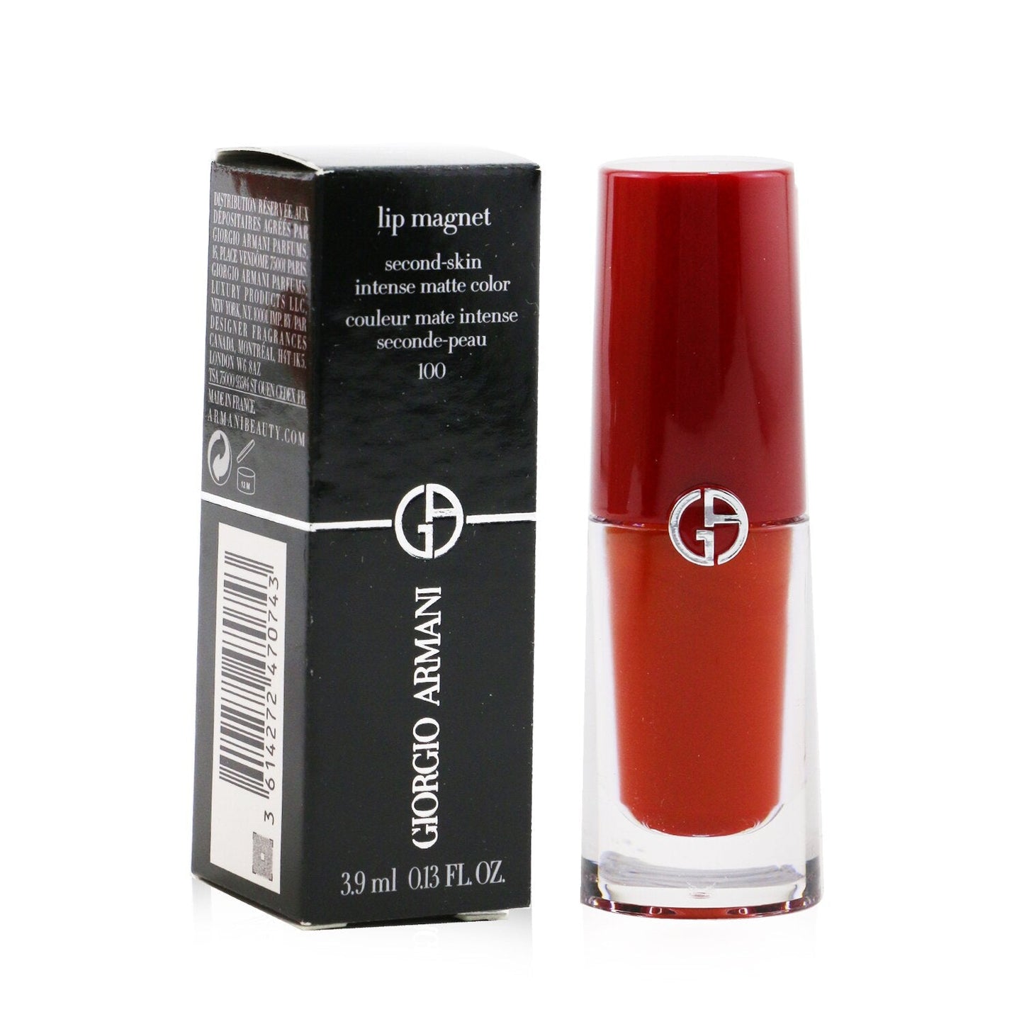 Giorgio Armani Lip Magnet Second Skin Intense Matte Color - # 400 Four Hundred For All  3.9ml/0.13oz