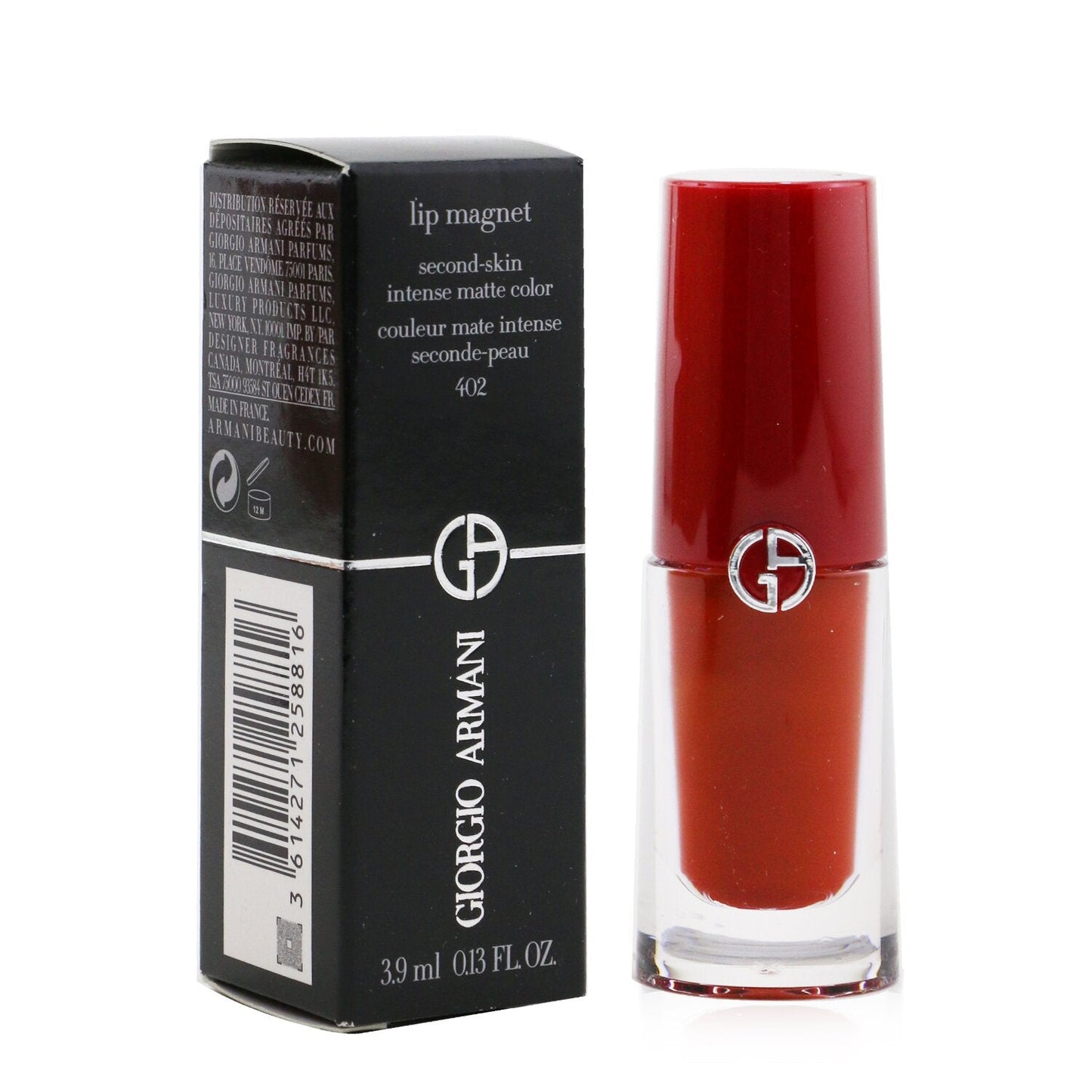 Giorgio Armani Lip Magnet Second Skin Intense Matte Color - # 405 Vermillon  3.9ml/0.13oz