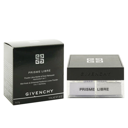Givenchy Prisme Libre Mat Finish & Enhanced Radiance Loose Powder 4 In 1 Harmony - # 1 Mousseline Pastel (Box Slightly Damaged)  4x3g/0.105oz