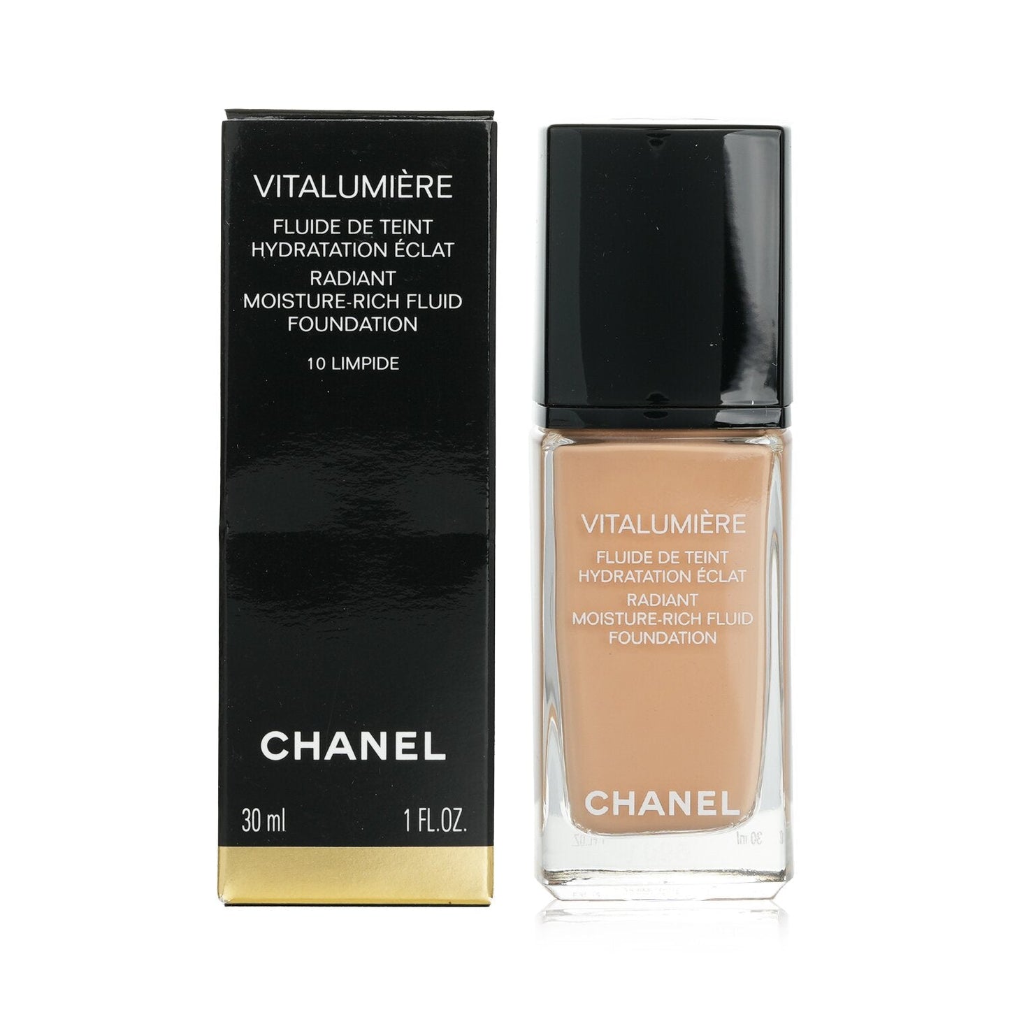 Chanel Vitalumiere Radiant Moisture Rich Fluid Foundation - #50 Naturel  30ml/1oz