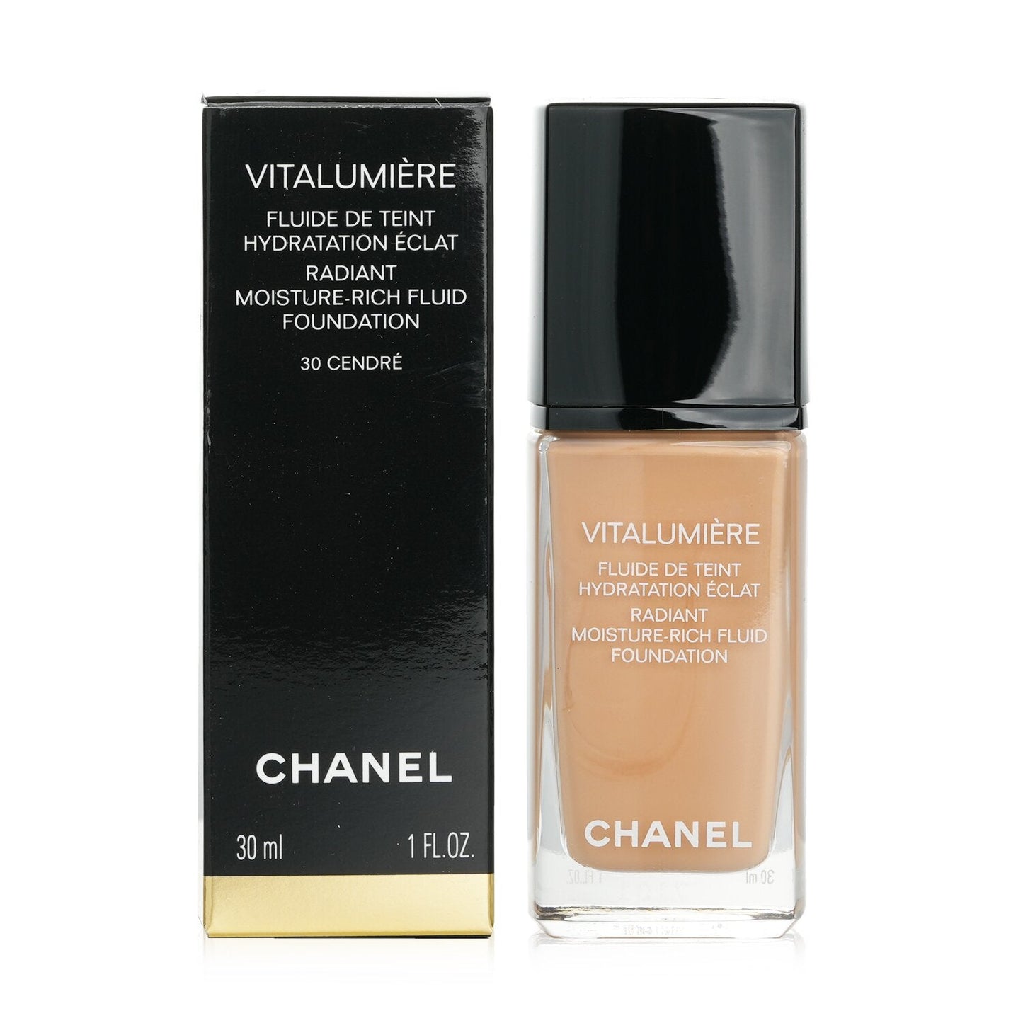 Chanel Vitalumiere Radiant Moisture Rich Fluid Foundation - #25 Petale  30ml/1oz