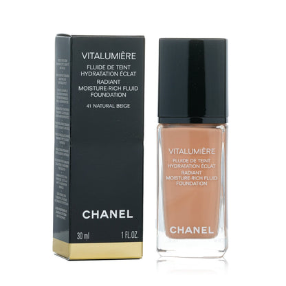 Chanel Vitalumiere Radiant Moisture Rich Fluid Foundation - #50 Naturel  30ml/1oz