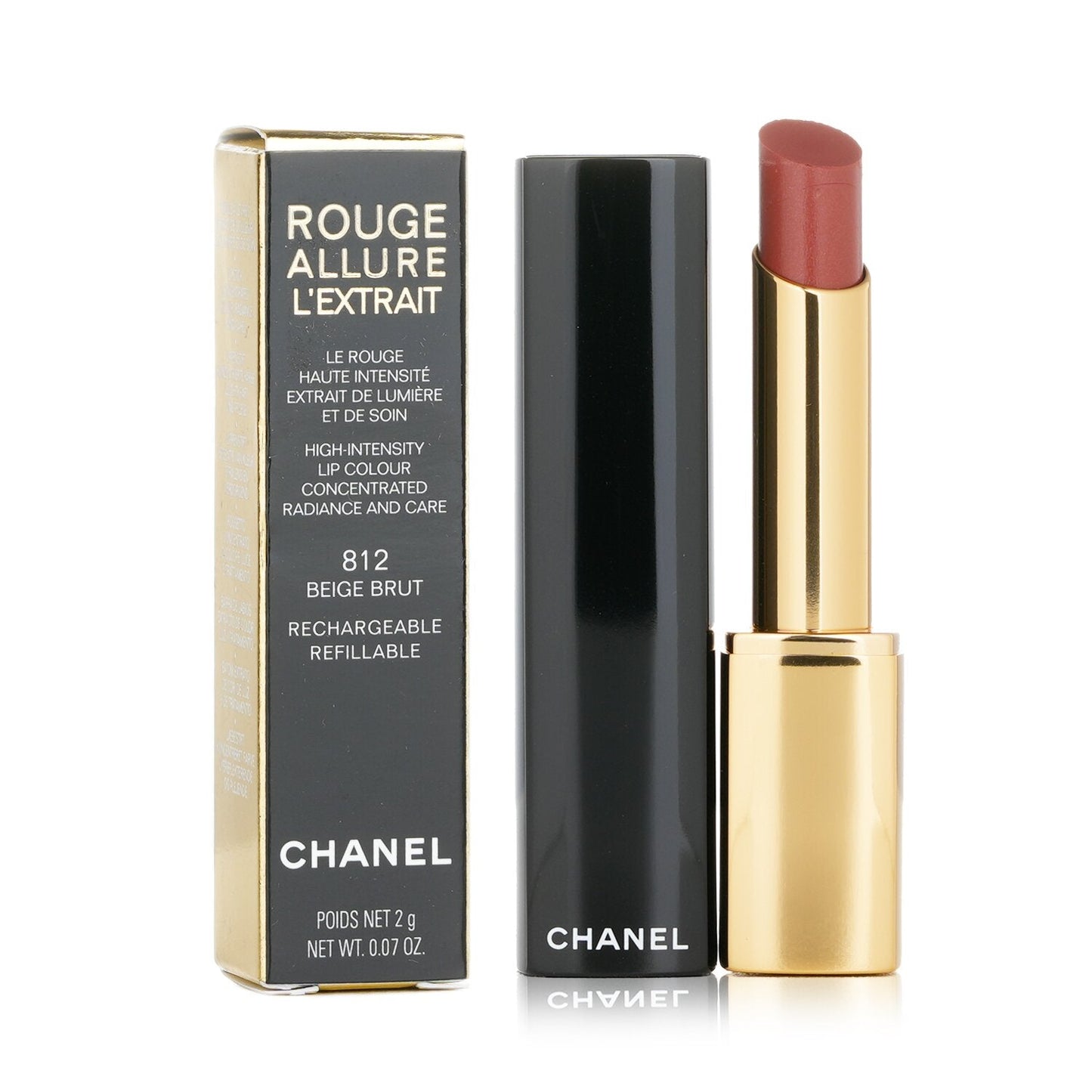 Chanel Rouge Allure L’extrait Lipstick - # 834 Rose Turbulent  2g/0.07oz