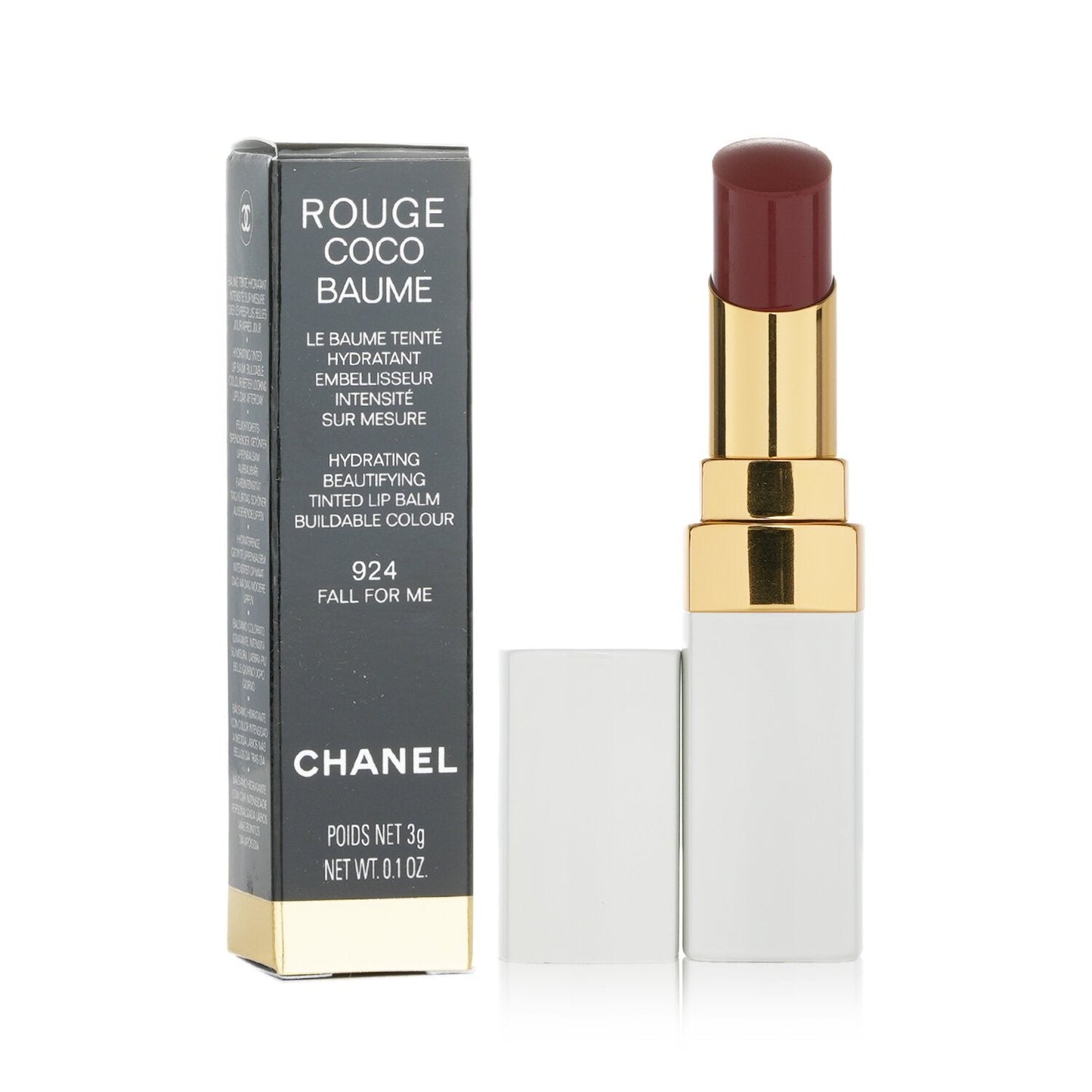 Chanel Rouge Coco Baume Hydrating Beautifying Tinted Lip Balm - # 918 My Rose  3g/0.1oz