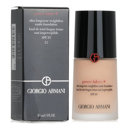 Giorgio Armani Power Fabric+ Ultra Longwear Weightless Matte Foundation SPF 20 - # 3.5  30ml/1oz