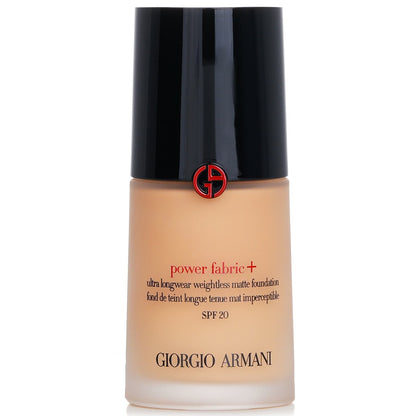 Giorgio Armani Power Fabric+ Ultra Longwear Weightless Matte Foundation SPF 20 - # 6  30ml/1oz