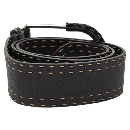 Fendi Selleria Belt Size 90 36 Black Leather