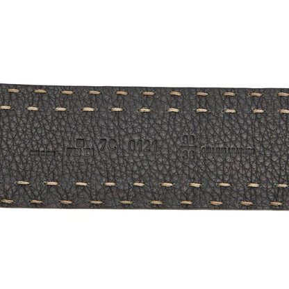 Fendi Selleria Belt Size 90 36 Black Leather