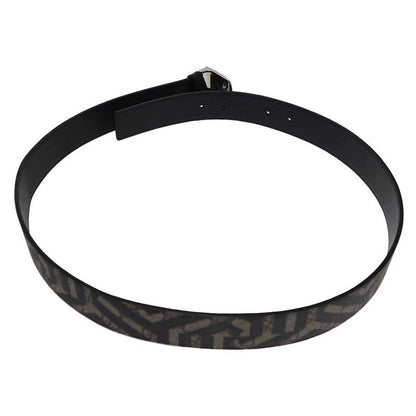 Gucci GG Kaleido Leather Belt Black Beige 95-38