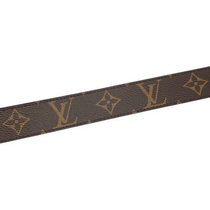 Louis Vuitton Belt Sainteur Initial M9453 Monogram Brown Black Gold Hardware