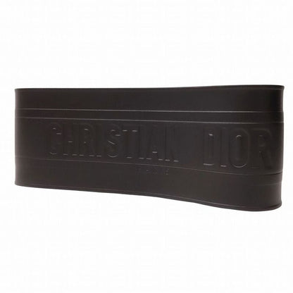 Christian Dior Logo Belt Corset Leather Double Waist Gold Hardware TNT