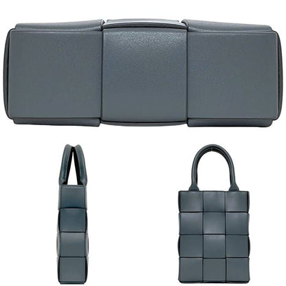 Bottega Veneta 2-Way Bag Mini Cassette Shoulder Gray