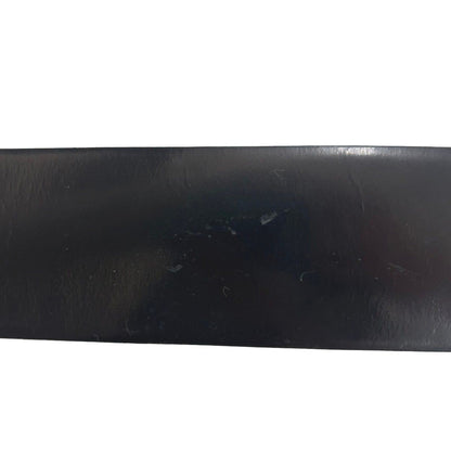 Celine Pelican Hook Buckle Leather Belt Black 30 75