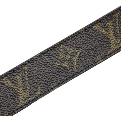 Louis Vuitton Belt Ceinture Monogram Canvas Brown Gold