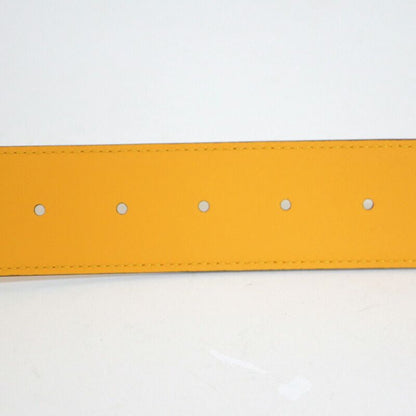 Gucci Belt Leather Light Blue Yellow