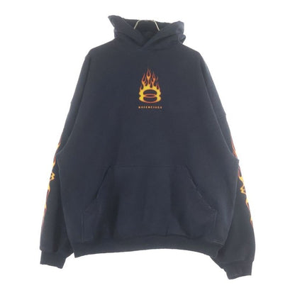 Balenciaga Burning Uniyt Hoodie Print