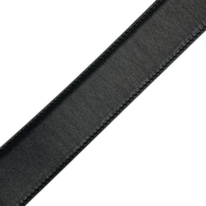 Dior D Logo Buckle Belt Black Silver