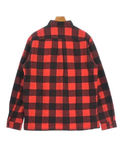 Balenciaga Casual Shirt Wool Red Black
