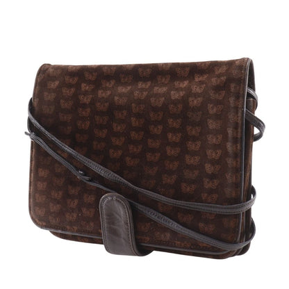 Bottega Veneta 3Way Shoulder Butterfly Pattern Suede Brown Tote Bag