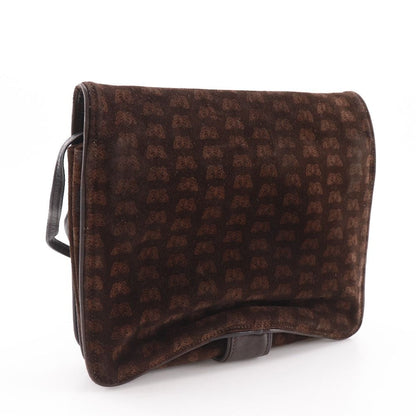 Bottega Veneta 3Way Shoulder Butterfly Pattern Suede Brown Tote Bag