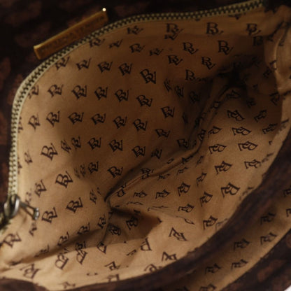 Bottega Veneta 3Way Shoulder Butterfly Pattern Suede Brown Tote Bag