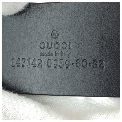 Gucci Sherry GG Pattern Leather Green Red