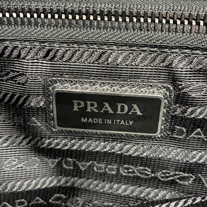 Prada Re-Nylon Sapphia Leather Belt Bag Black