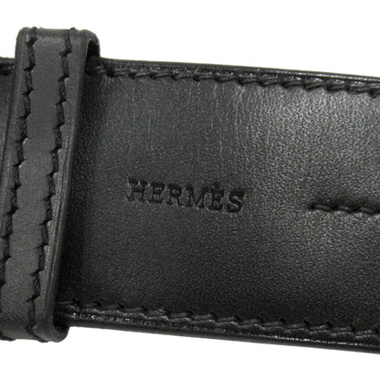 Hermes Martin Margiela Era Etriviere Leather Wide Belt 70 Black