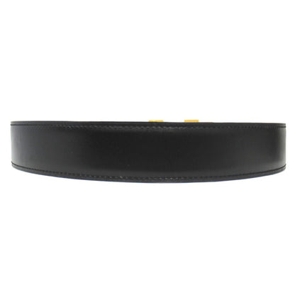 Hermes Buckle Reversible Belt Box Calfskin Leather 70 Black Beige