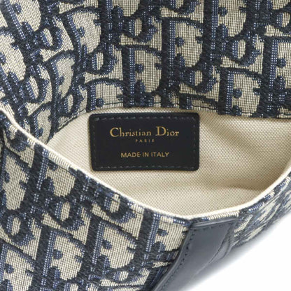 Dior Oblique Saddle Belt Pouch Waist Bag Canvas Leather