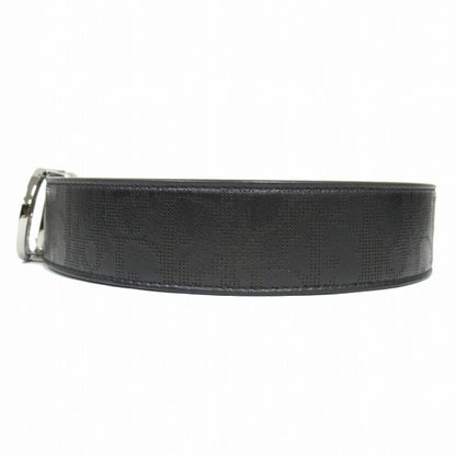 Dior Oblique Perforated Leather Belt Reversible CD Logo Silver Black
