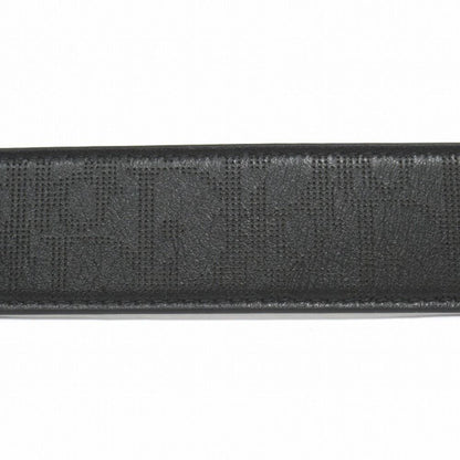 Dior Oblique Perforated Leather Belt Reversible CD Logo Silver Black