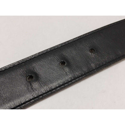 Hermes Belt Black Brown Leather
