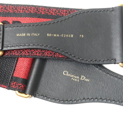 Dior Belt 75 Logo Embroidery