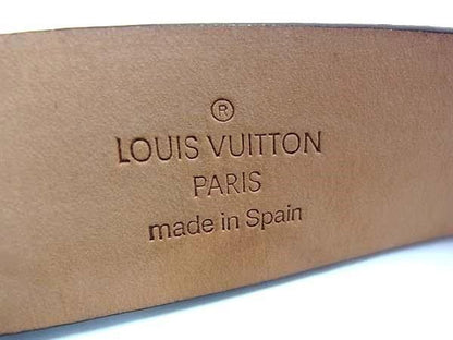 Louis Vuitton Belt Damier Ceinture Carre Ebene Leather