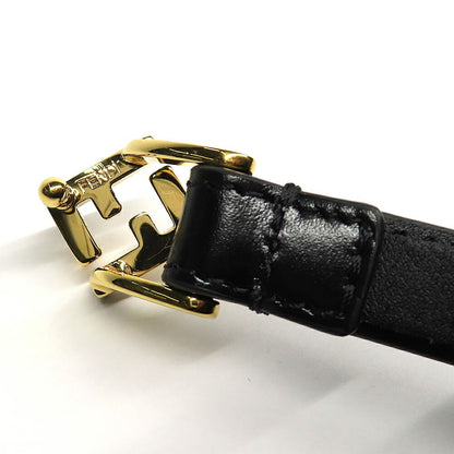 Fendi FF Diamond Belt 1.5 Black Cles