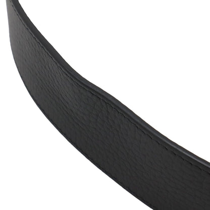 Louis Vuitton Ceinture LV Initial 40 mm Reversible Belt Taurillon Leather Black